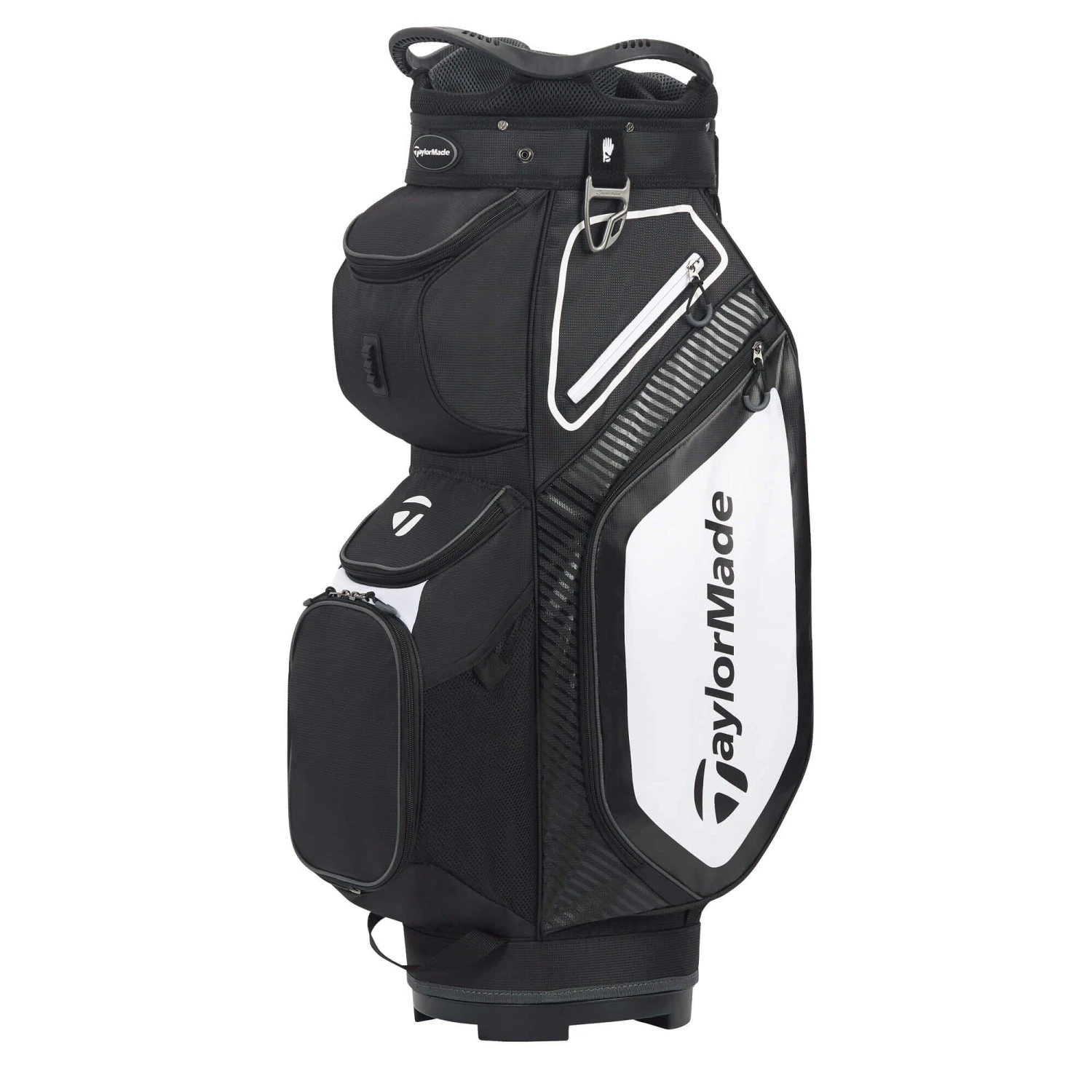 TaylorMade 8.0 Golf Cart Bag - Black/White/Charcoal 1 TaylorMade 8.0 Golf Cart Bag - Black/White/Charcoal