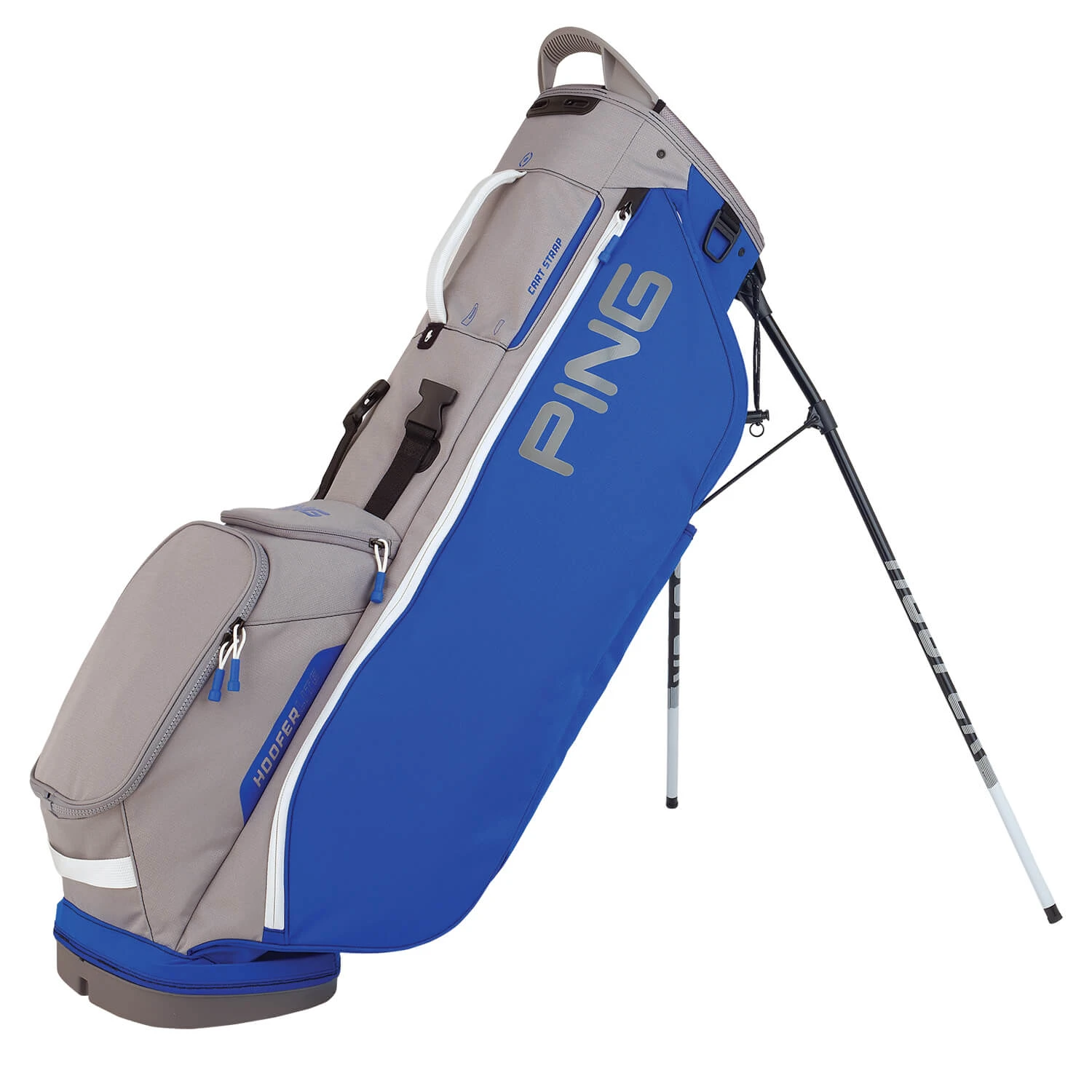 Ping Hoofer Lite Golf Stand Bag - Royal/Silver/White 1 Ping Hoofer Lite Golf Stand Bag - Royal/Silver/White