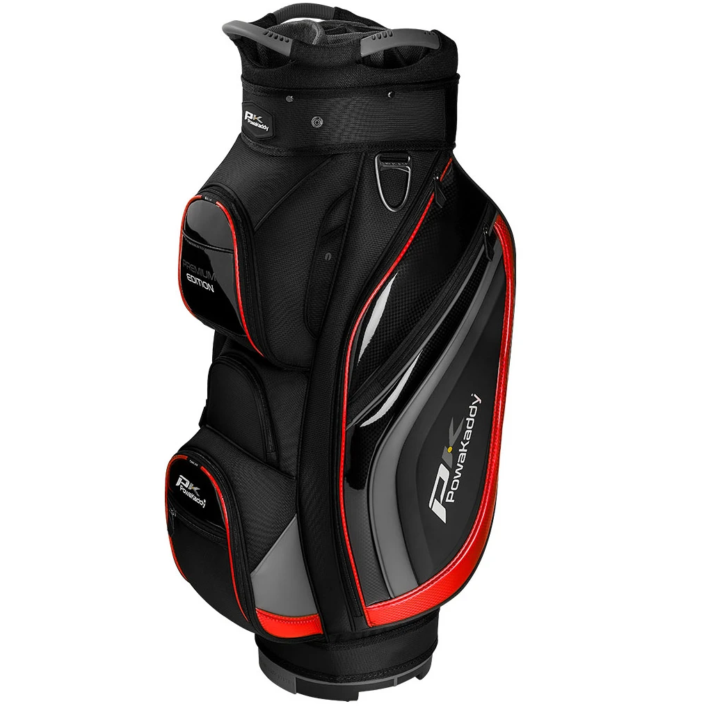 PowaKaddy Premium Edition Trolley Bag 2021 - Black/Gunmetal/Red 1 PowaKaddy Premium Edition Trolley Bag 2021 - Black/Gunmetal/Red
