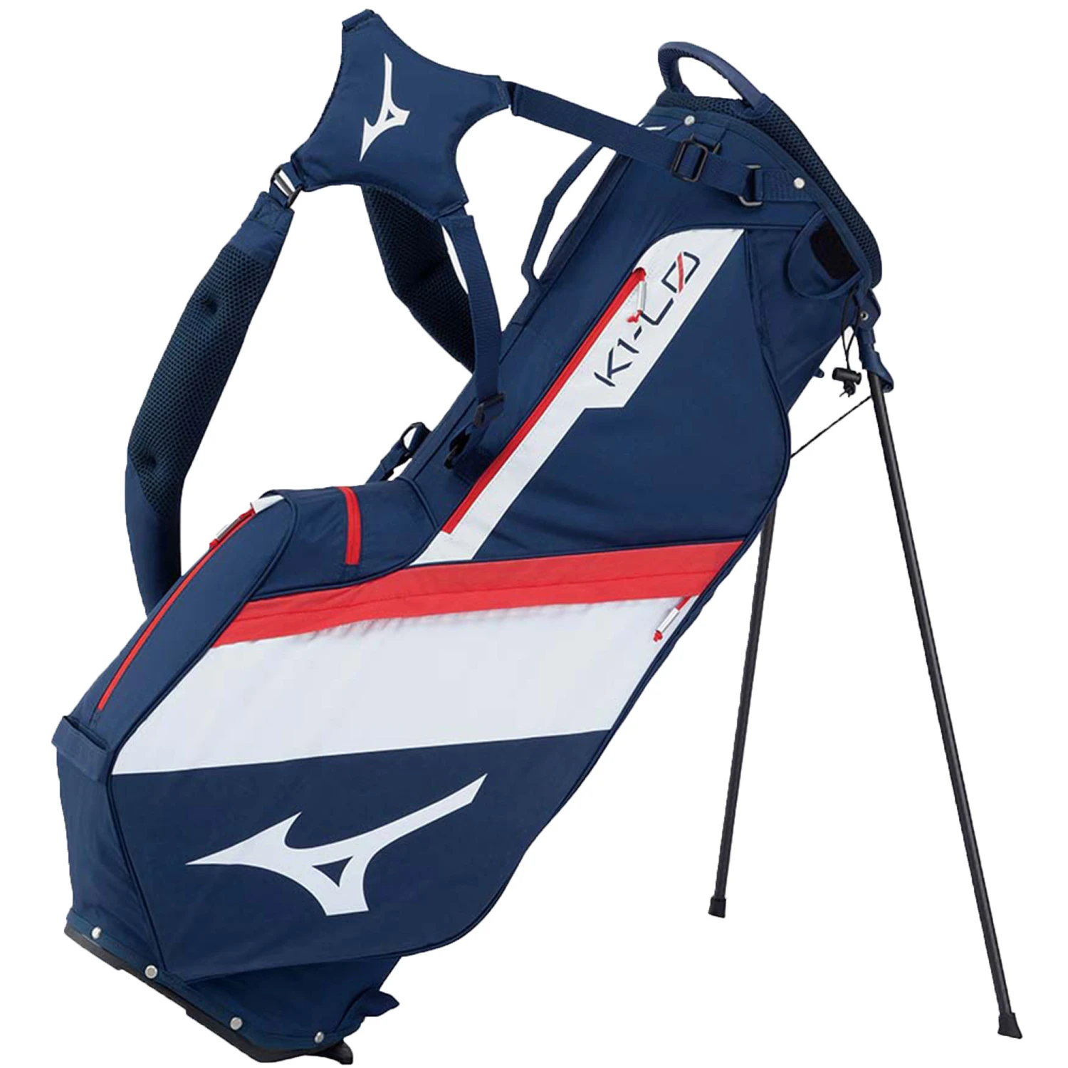 Mizuno K1-LO Golf Stand Bag - Navy/Red - SALE 1 Mizuno K1-LO Golf Stand Bag - Navy/Red - SALE