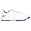 Skechers Torque Spiked Golf Shoe - White/Navy