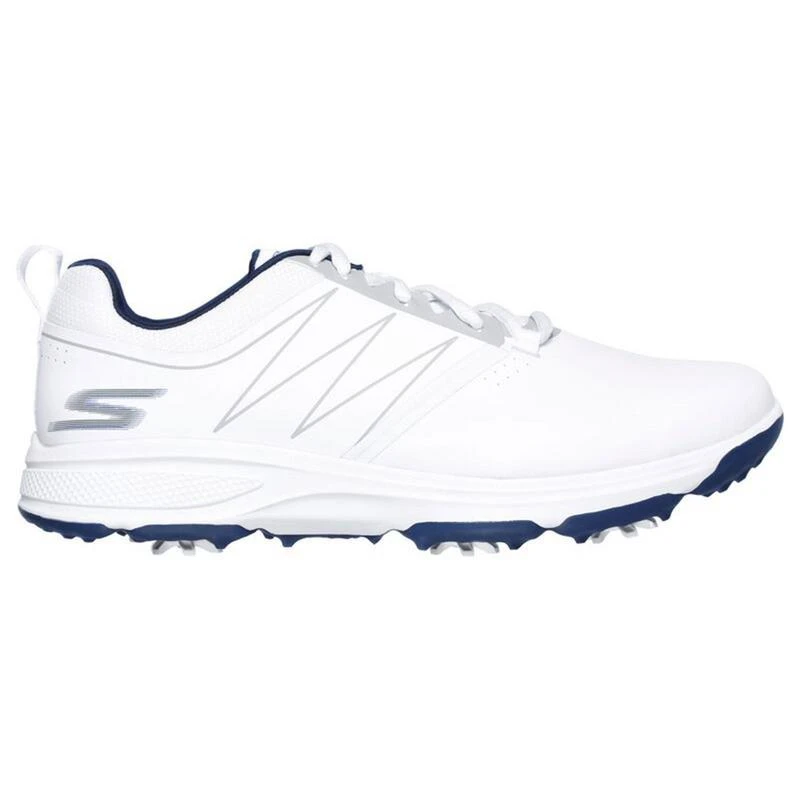 Skechers Torque Spiked Golf Shoe - White/Navy 1 Skechers Torque Spiked Golf Shoe - White/Navy