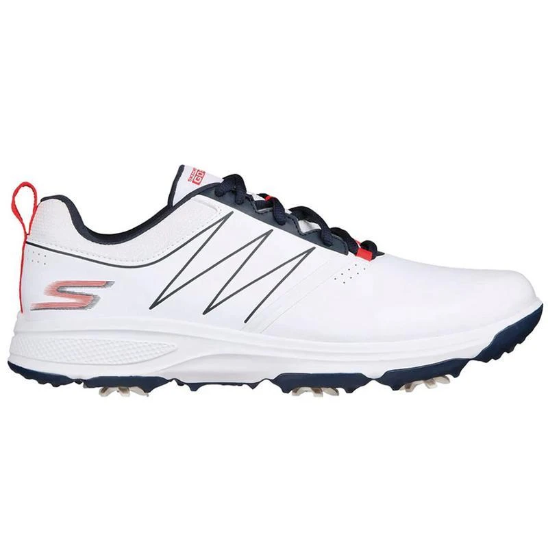 Skechers Torque Spiked Golf Shoe - White/Navy/Red 1 Skechers Torque Spiked Golf Shoe - White/Navy/Red