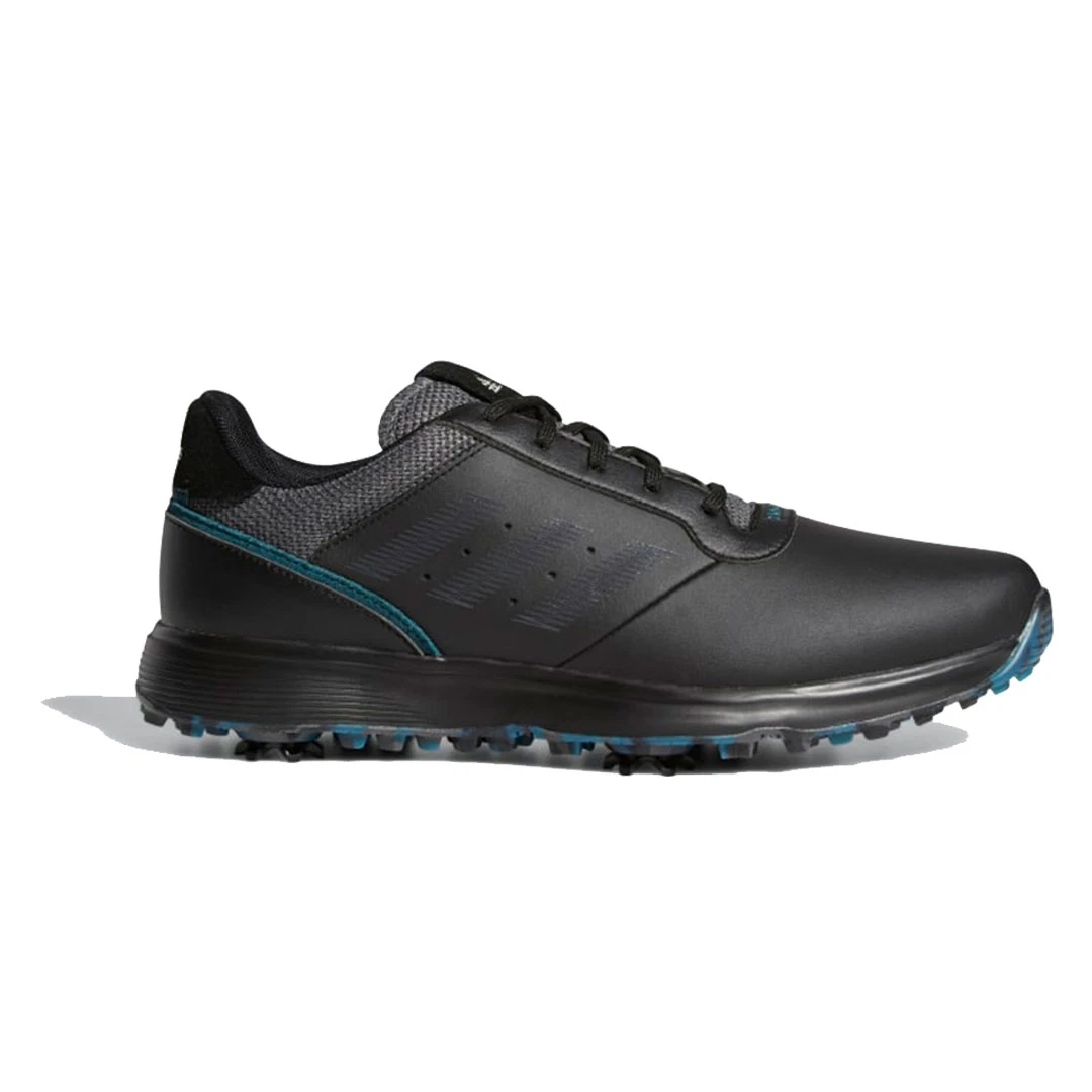 Adidas S2G Spiked Golf Shoes - Black 1 Adidas S2G Spiked Golf Shoes - Black