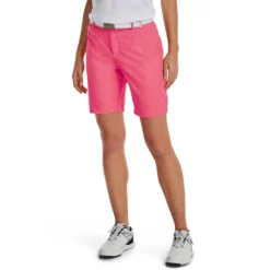Under Armour Links Ladies Club Short - Pink Shock -Sports - Golf Shop 1362774 683 FC
