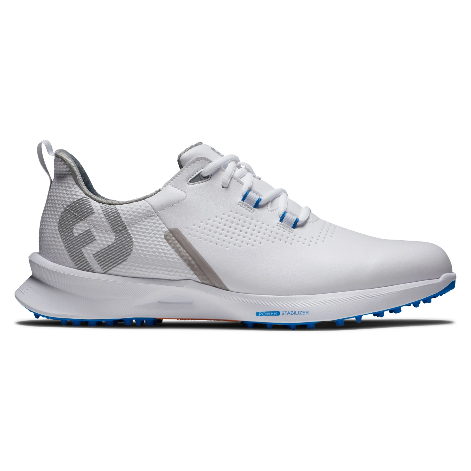FootJoy Fuel Golf Shoe - White/White/Orange 1 FootJoy Fuel Golf Shoe - White/White/Orange