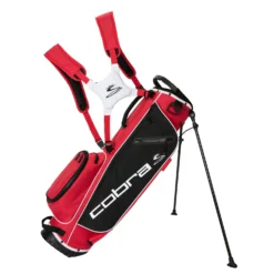 Cobra Ultralight Sunday Golf Stand Bag - Black/Red