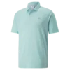 PUMA X Arnold Palmer King Polo Shirt - Light Aqua Heather