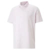PUMA X Arnold Palmer MATTR Traditions Golf Polo Shirt - Pale Pink/Bright White