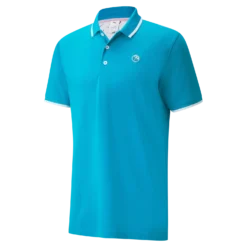 PUMA X Arnold Palmer Tipped Polo Shirt - Algiers Blue