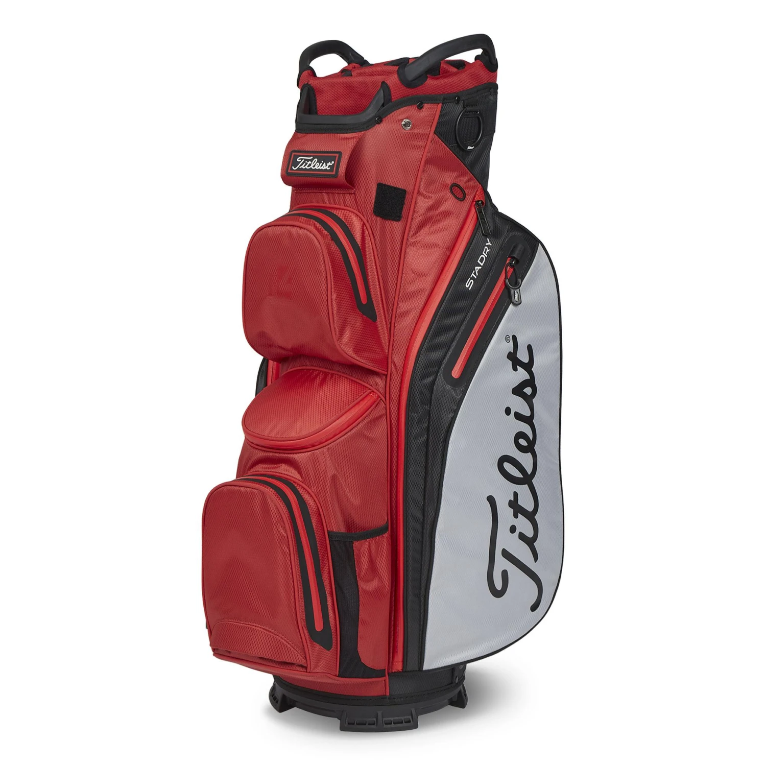 Titleist Cart 14 StaDry Golf Cart Bag - Dark Red/Grey 1 Titleist Cart 14 StaDry Golf Cart Bag - Dark Red/Grey