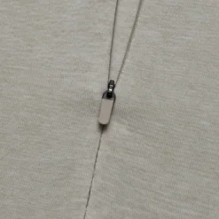 G/FORE Melange Luxe Staple Zip Neck Sweater -Sports - Golf Shop G4MA23K123A STNH 5