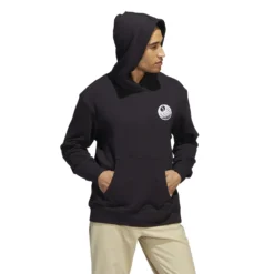 Adidas AdiCross Hoodie - Black -Sports - Golf Shop HN9524 7 APPAREL On20Model Walking20View white