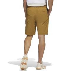 Adidas AdiCross Short Golf Shorts - Bronze Strata -Sports - Golf Shop HS3201 4 APPAREL On20Model Back20View white