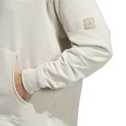 Adidas AdiCross Hoodie - Clear Brown -Sports - Golf Shop HS3203 11 APPAREL On20Model Detail20View203 white