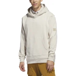 Adidas AdiCross Hoodie - Clear Brown -Sports - Golf Shop HS3203 4 APPAREL On20Model Front20View white