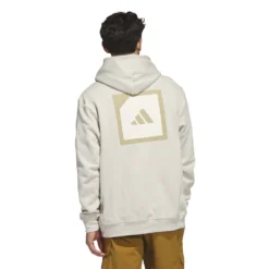 Adidas AdiCross Hoodie - Clear Brown -Sports - Golf Shop HS3203 5 APPAREL On20Model Back20View white