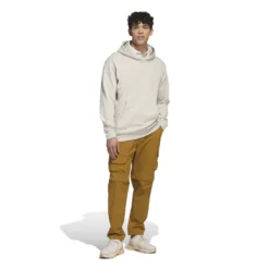 Adidas AdiCross Hoodie - Clear Brown -Sports - Golf Shop HS3203 8 APPAREL On20Model Standard20Outfit20View white