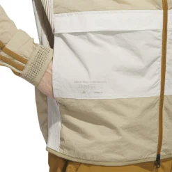 Adidas AdiCross Full Zip Hoodie - Hemp -Sports - Golf Shop HS3205 10 APPAREL On20Model Detail20View202 white