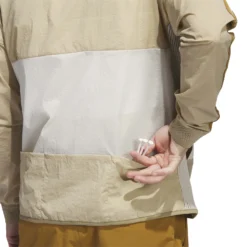 Adidas AdiCross Full Zip Hoodie - Hemp -Sports - Golf Shop HS3205 11 APPAREL On20Model Detail20View203 white