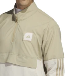 Adidas AdiCross Anorak - Hemp 15 Adidas AdiCross Anorak - Hemp -Sports - Golf Shop HS3207 8 APPAREL On20Model Detail20View201 white