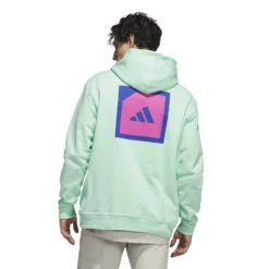 Adidas AdiCross Hoodie - Pulse Mint -Sports - Golf Shop HS5610 5 APPAREL On20Model Back20View white