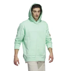Adidas AdiCross Hoodie - Pulse Mint -Sports - Golf Shop HS5610 6 APPAREL On20Model Walking20View white