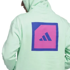 Adidas AdiCross Hoodie - Pulse Mint -Sports - Golf Shop HS5610 9 APPAREL On20Model Detail20View202 white