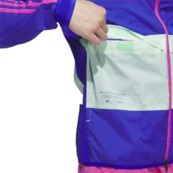 Adidas AdiCross Full Zip Hoodie - Lucid Blue -Sports - Golf Shop HS5612 9 APPAREL On20Model Detail20View202 white