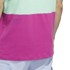 Adidas AdiCross Block Polo Shirt - Lucid Blue -Sports - Golf Shop HS5620 10 APPAREL On20Model Detail20View202 white