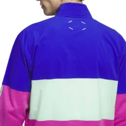 Adidas AdiCross Anorak - Lucid Blue -Sports - Golf Shop HS5621 11 APPAREL On20Model Detail20View203 white