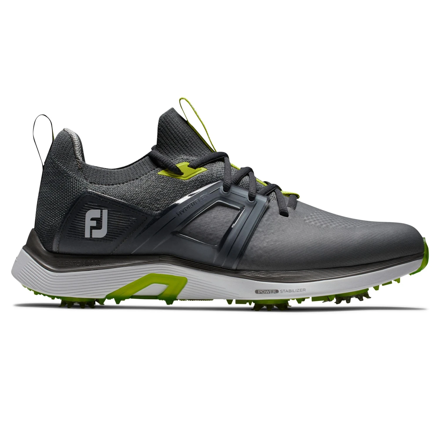 FootJoy Hyperflex Golf Shoes - Charcoal/Grey/Lime 1 FootJoy Hyperflex Golf Shoes - Charcoal/Grey/Lime