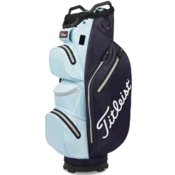 Titleist StaDry Waterproof 14 Way Golf Cart Bag - Navy/Sky/Grey