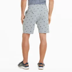 PUMA X Arnold Palmer Dancing Umbrellas Golf Shorts - Mirage Grey/Navy Blazer -Sports - Golf Shop PUMA20x20Arnold20Palmer20Dancing20Umbrellas20Golf20Shorts20Mirage20GreyNavy20Blazer204