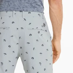 PUMA X Arnold Palmer Dancing Umbrellas Golf Shorts - Mirage Grey/Navy Blazer -Sports - Golf Shop PUMA20x20Arnold20Palmer20Dancing20Umbrellas20Golf20Shorts20Mirage20GreyNavy20Blazer206