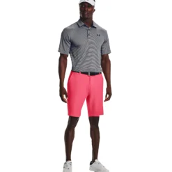 Under Armour Drive Taper Golf Shorts - Perfection Pink -Sports - Golf Shop UA drivetapershort perfection 3
