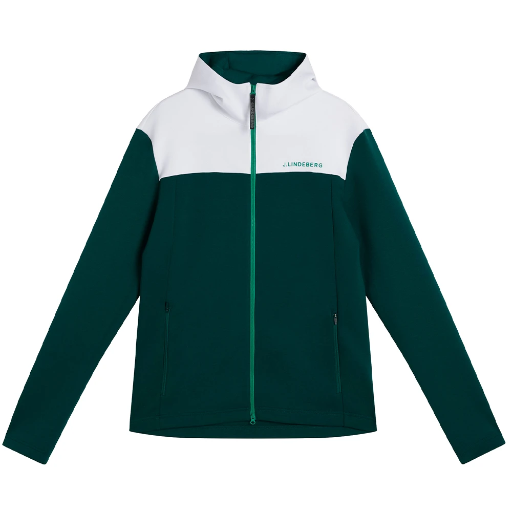 J.Lindeberg J Lindeberg Jeff Hoodie - Rain Forest 1 J.Lindeberg J Lindeberg Jeff Hoodie - Rain Forest