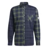 Adidas AdiCross Long Sleeved Flannel Shirt - Trace Blue
