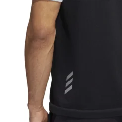 Adidas AdiCross Checker T-Shirt - Black/White -Sports - Golf Shop adidas aw22 hn9626 10