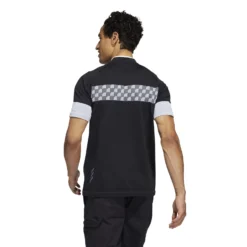 Adidas AdiCross Checker T-Shirt - Black/White -Sports - Golf Shop adidas aw22 hn9626 5