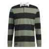 Adidas AdiCross Long Sleeved Polo Shirt - Black/Natural Green