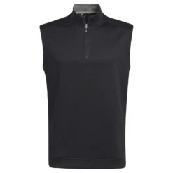 Adidas Club Zip Neck Golf Vest - Black