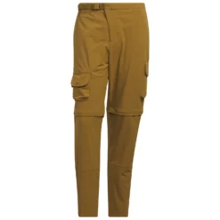 Adidas AdiCross Zip-Off Golf Trousers - Bronze Strata