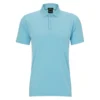 BOSS Paddytech Polo Shirt - Light/Pastel Blue 451