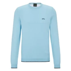BOSS Rallo Crew Neck Sweater - Light/Pastel Blue 451