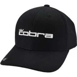 Cobra Ball Marker Adjustable Baseball Cap - Black