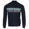 BOSS Zightek Full Zip Sweater - Dark Blue 402