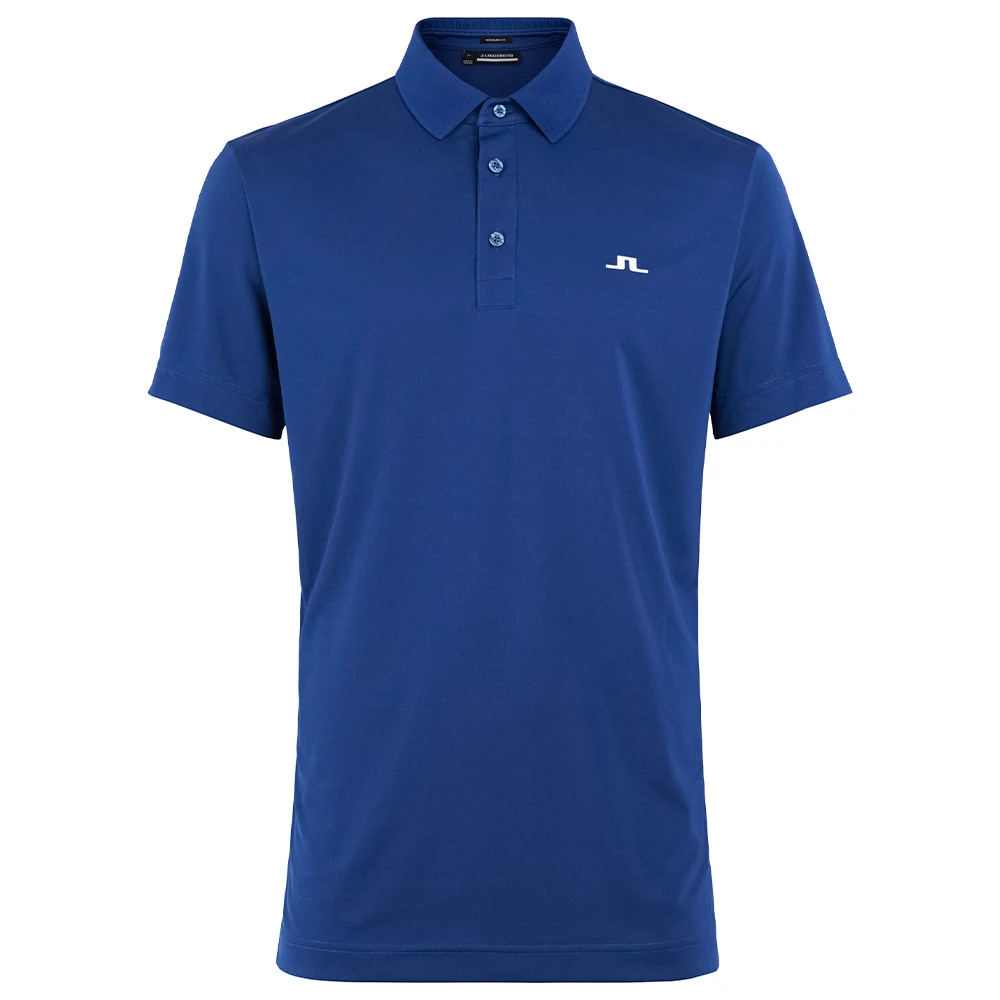 J.Lindeberg J Lindeberg Martin Polo Shirt - Navy Peony 2 J.Lindeberg J Lindeberg Martin Polo Shirt - Navy Peony - Image 2