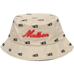 Malbon Winston Flag Bucket Hat - Ivory