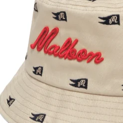 Malbon Winston Flag Bucket Hat - Ivory -Sports - Golf Shop malbon winstonflagbucket ivory 2